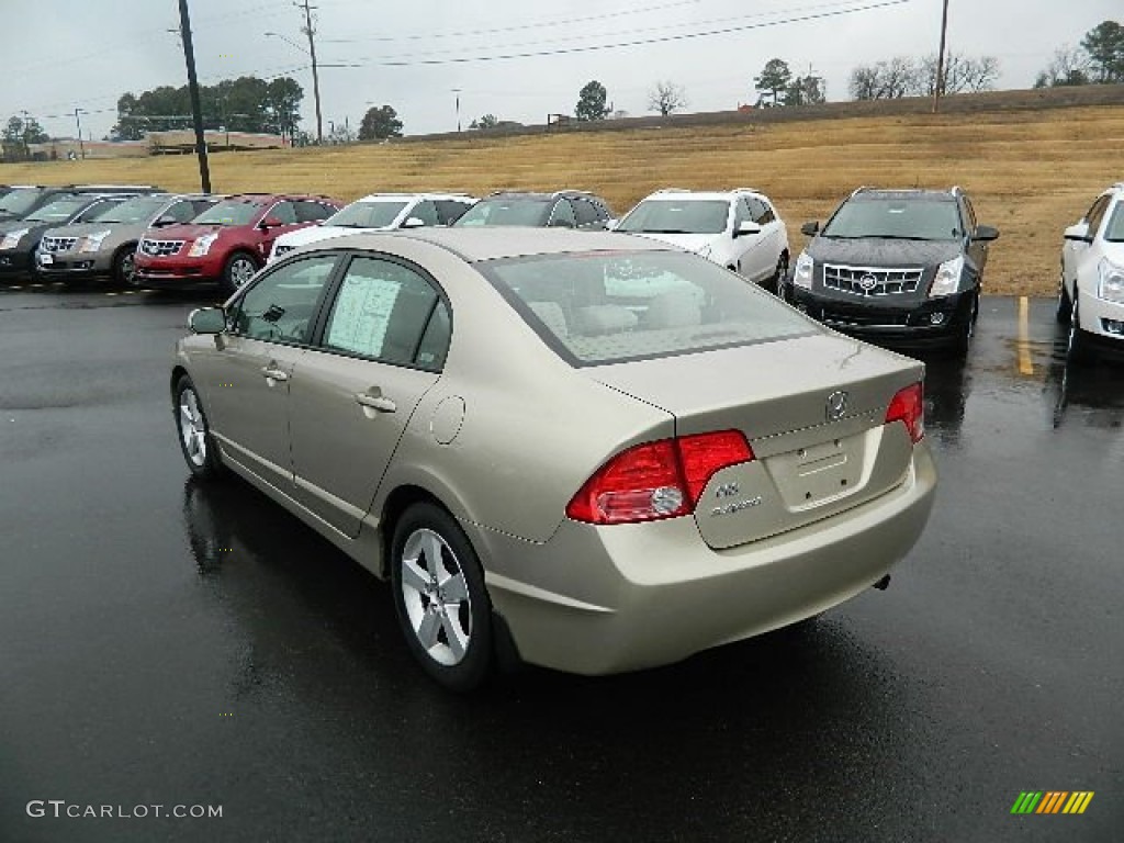 2007 Civic EX Sedan - Borrego Beige Metallic / Ivory photo #5