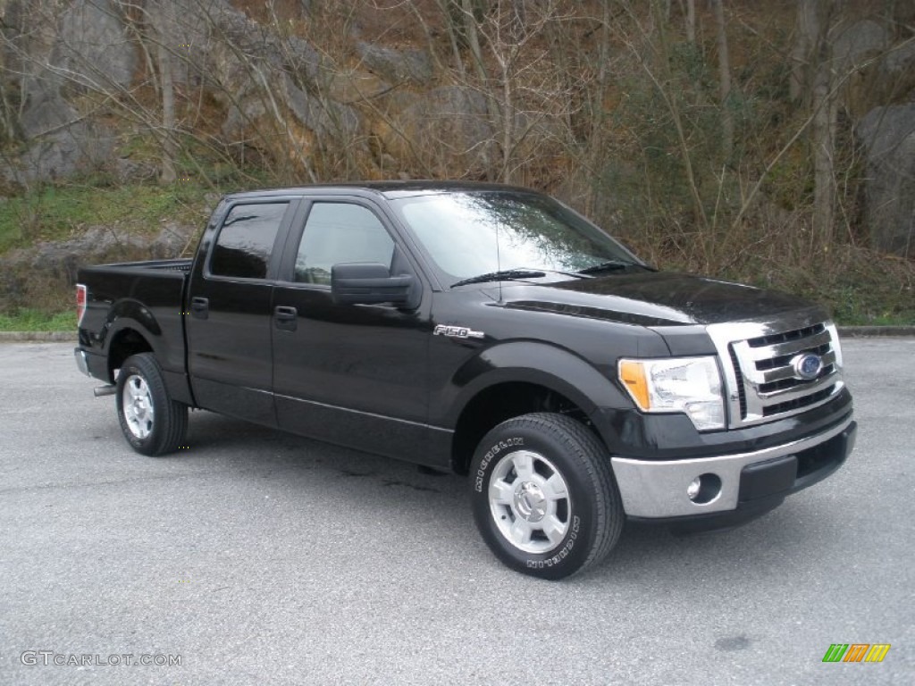 Ebony Black 2011 Ford F150 XLT SuperCrew Exterior Photo #60851721