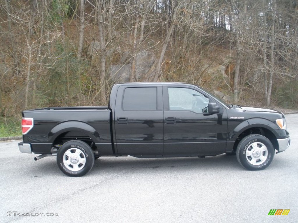 Ebony Black 2011 Ford F150 XLT SuperCrew Exterior Photo #60851730