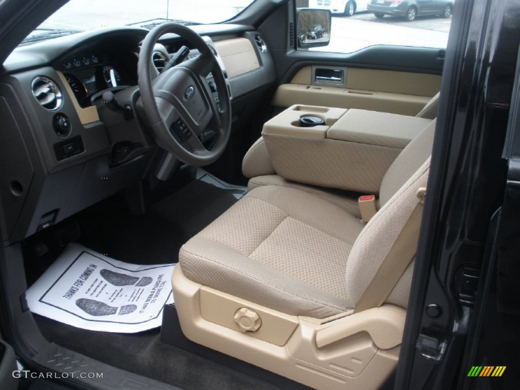 Pale Adobe Interior 2011 Ford F150 XLT SuperCrew Photo #60851754