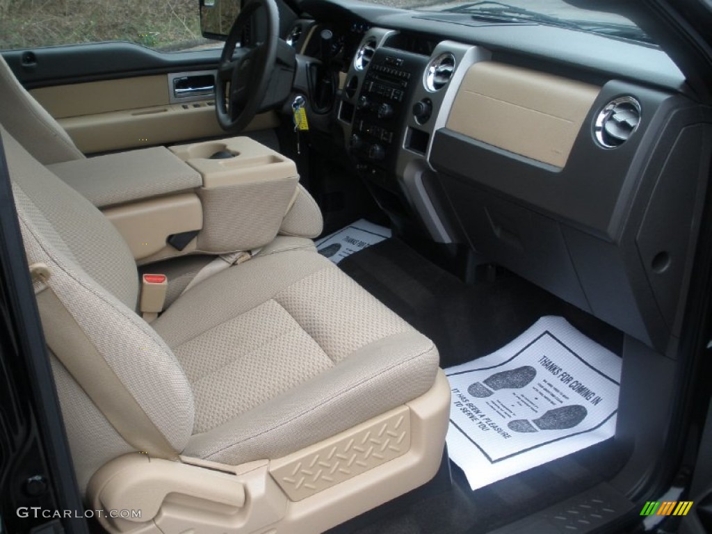Pale Adobe Interior 2011 Ford F150 XLT SuperCrew Photo #60851874