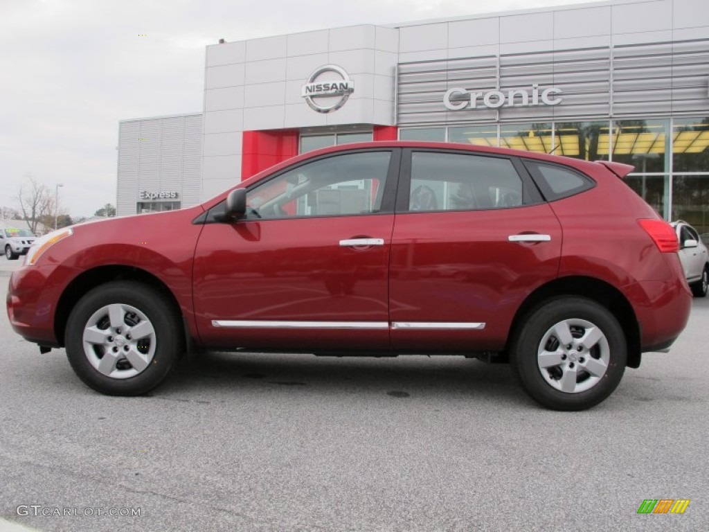 2012 Rogue S - Cayenne Red / Gray photo #2