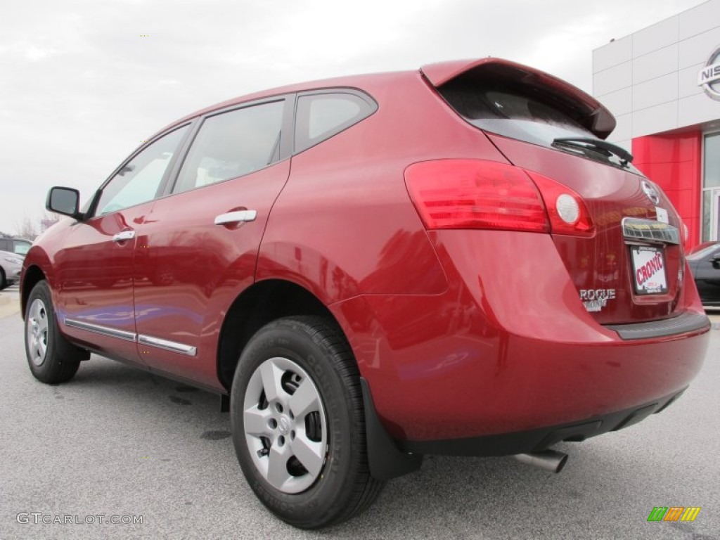 2012 Rogue S - Cayenne Red / Gray photo #3