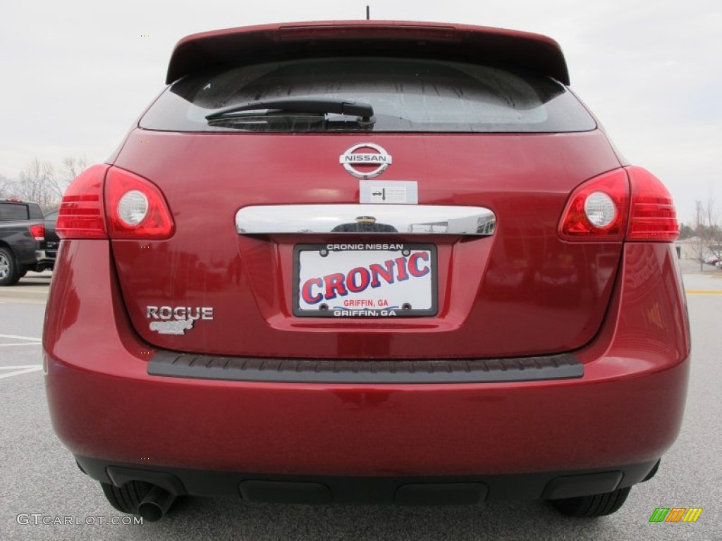 2012 Rogue S - Cayenne Red / Gray photo #4