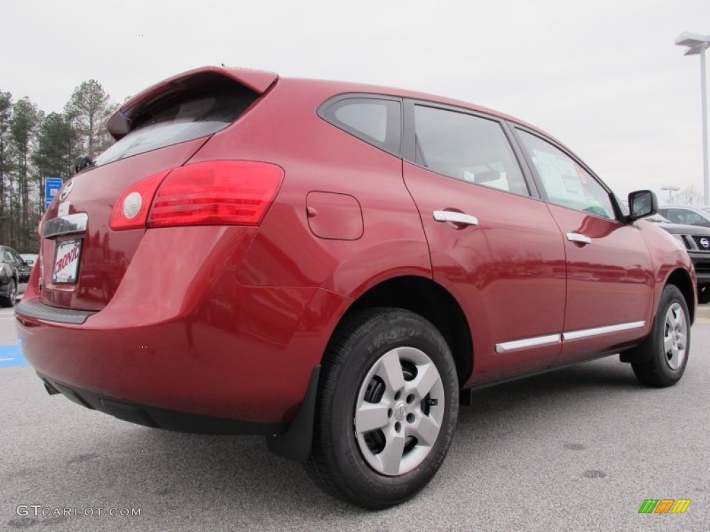 2012 Rogue S - Cayenne Red / Gray photo #5