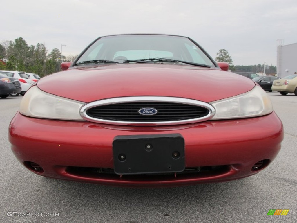 1999 Contour SE - Toreador Red Metallic / Medium Dark Prairie Tan photo #2