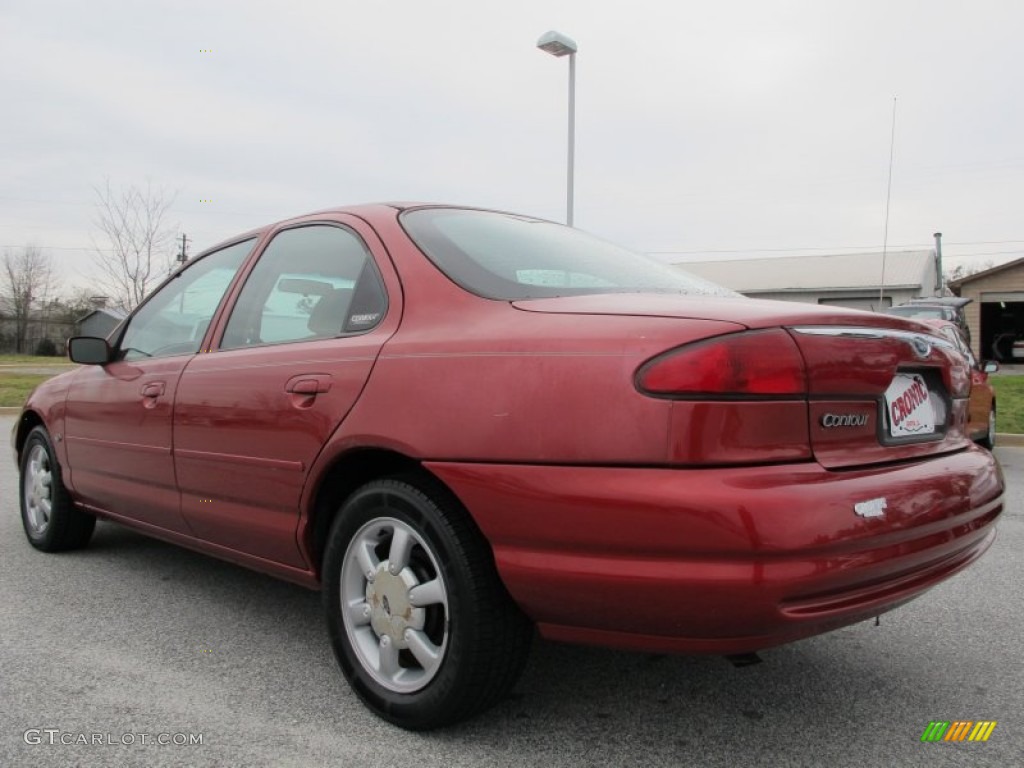 1999 Contour SE - Toreador Red Metallic / Medium Dark Prairie Tan photo #5