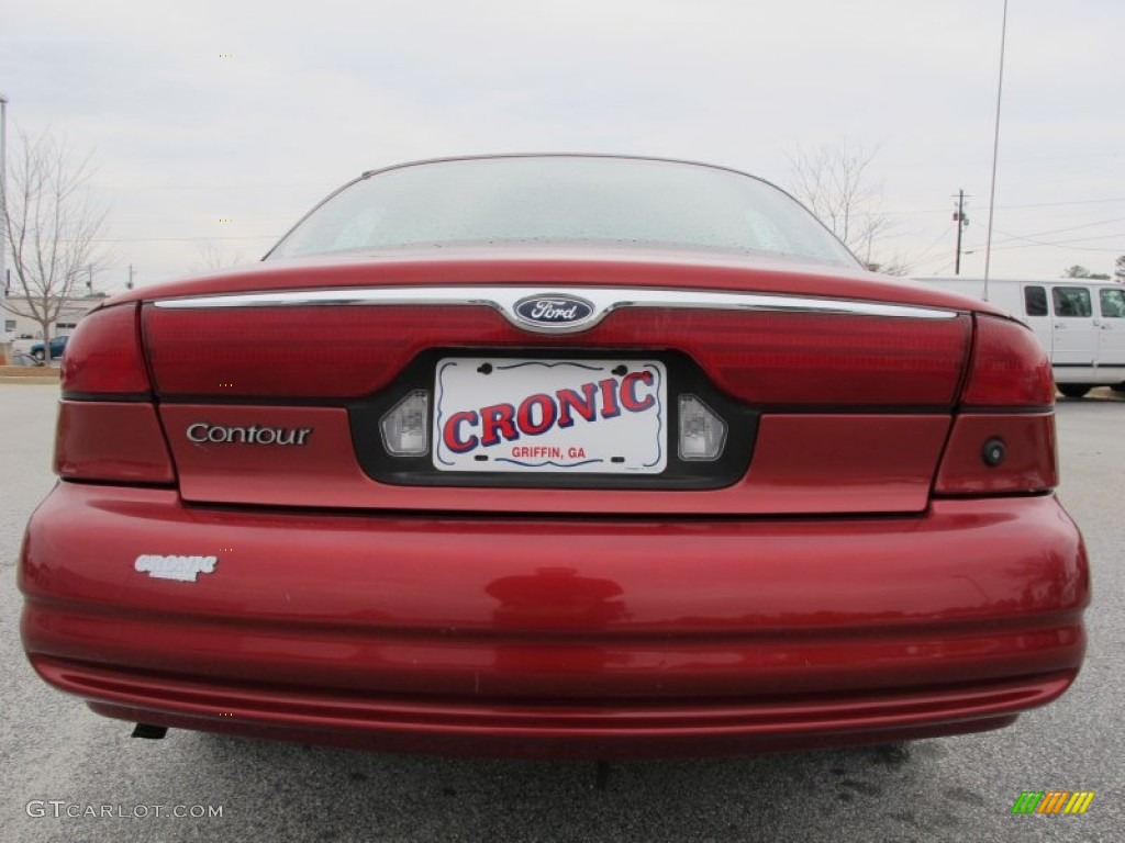 1999 Contour SE - Toreador Red Metallic / Medium Dark Prairie Tan photo #6