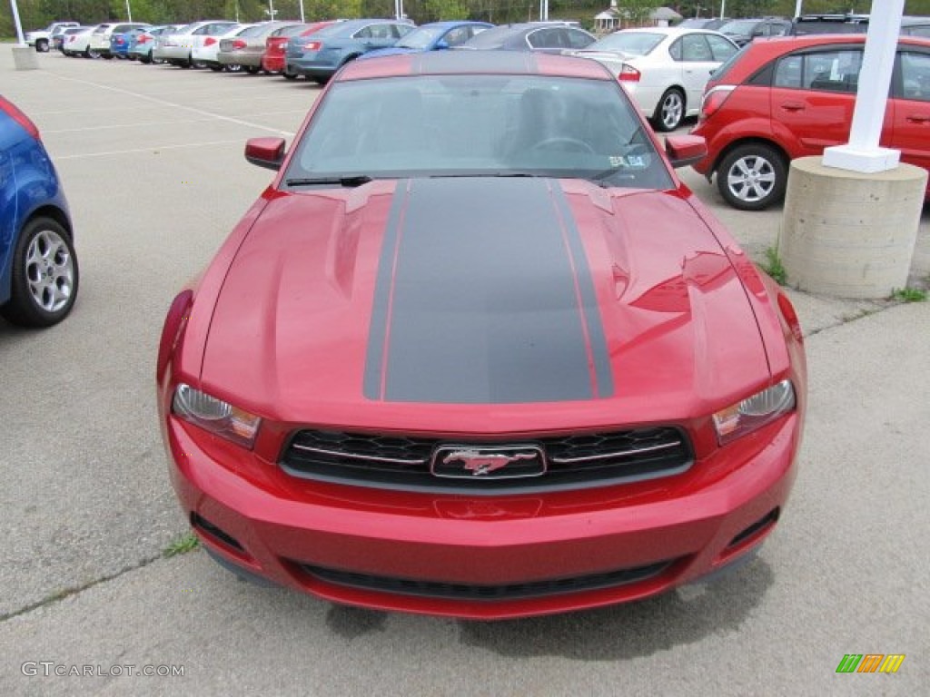 2010 Ford Mustang V6 Premium Coupe Front View Photo #60854901