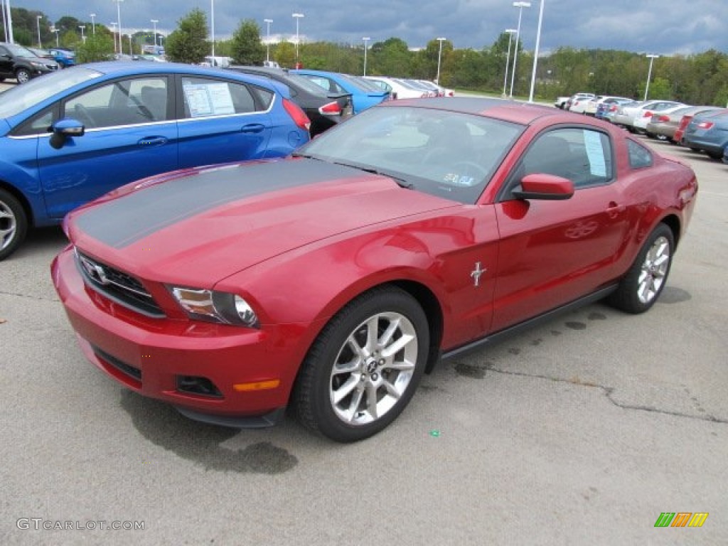 Red Candy Metallic 2010 Ford Mustang V6 Premium Coupe Exterior Photo #60854910