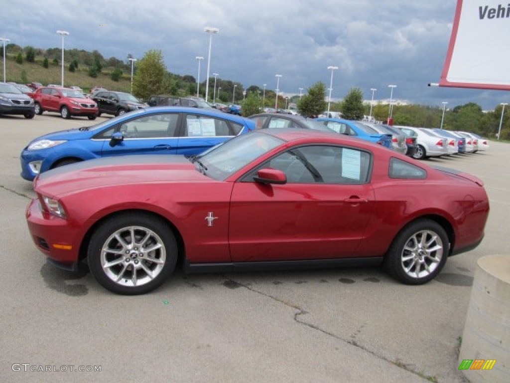 Red Candy Metallic 2010 Ford Mustang V6 Premium Coupe Exterior Photo #60854919