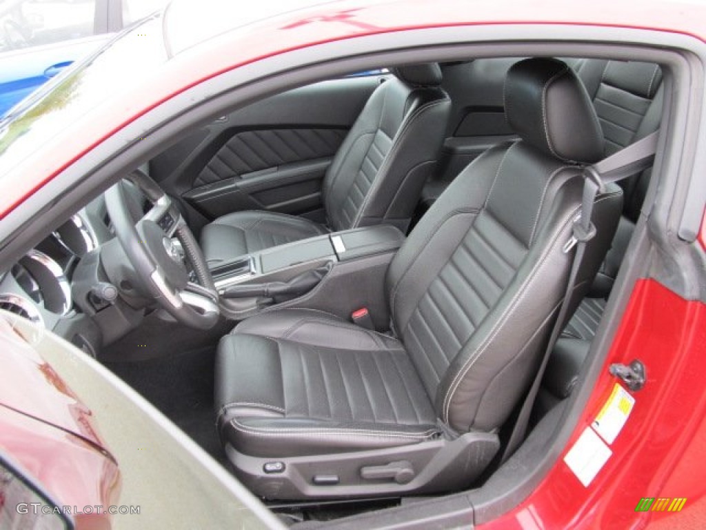 2010 Mustang V6 Premium Coupe - Red Candy Metallic / Charcoal Black photo #12