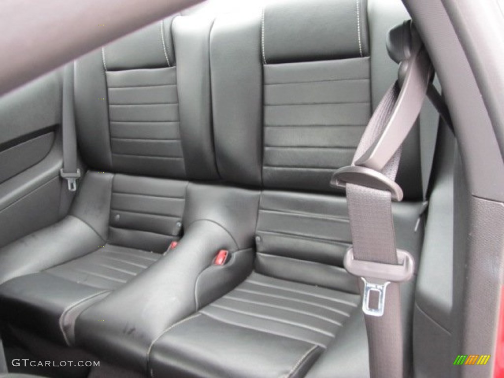 2010 Ford Mustang V6 Premium Coupe Rear Seat Photo #60855066