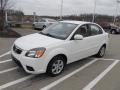 2010 Clear White Kia Rio LX Sedan  photo #5