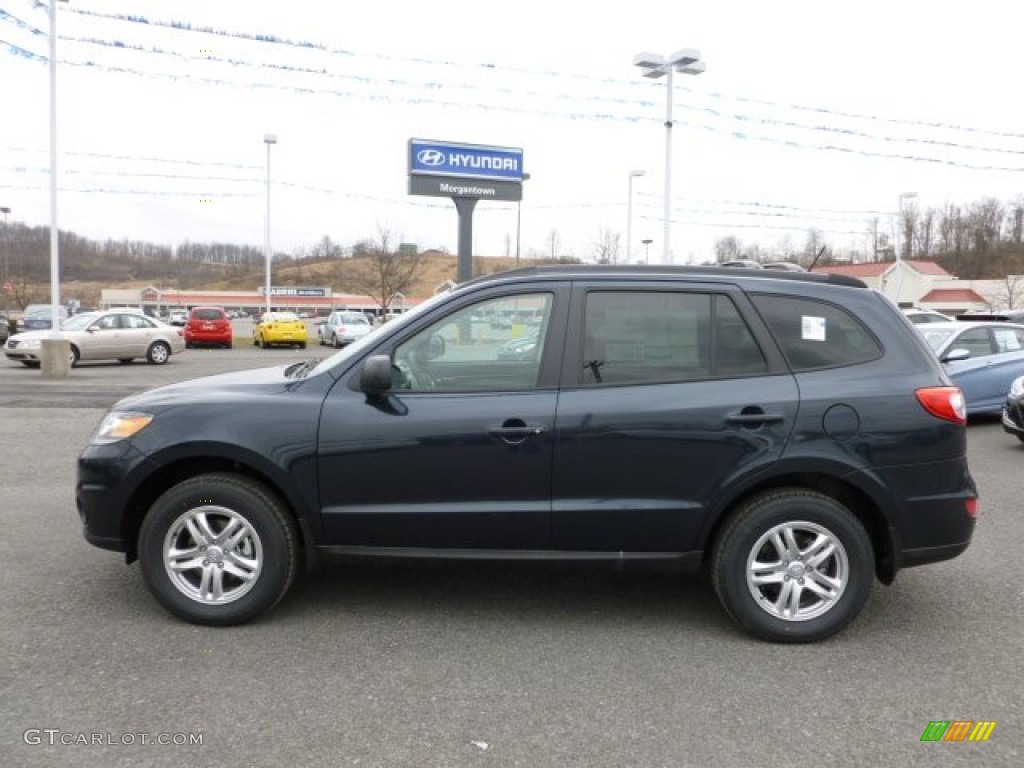 Pacific Blue Pearl 2012 Hyundai Santa Fe GLS V6 AWD Exterior Photo #60855862