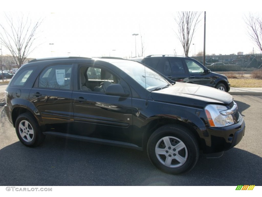 2006 Equinox LS AWD - Black / Light Gray photo #3