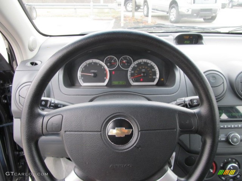 2010 Aveo LT Sedan - Black Granite / Charcoal photo #16
