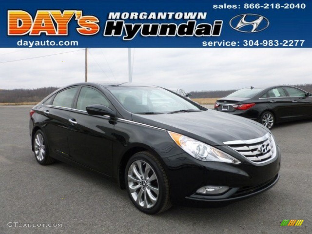 Midnight Black Hyundai Sonata