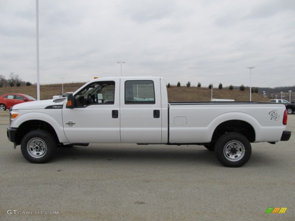 2012 F350 Super Duty XL Crew Cab 4x4 - Oxford White / Steel photo #10