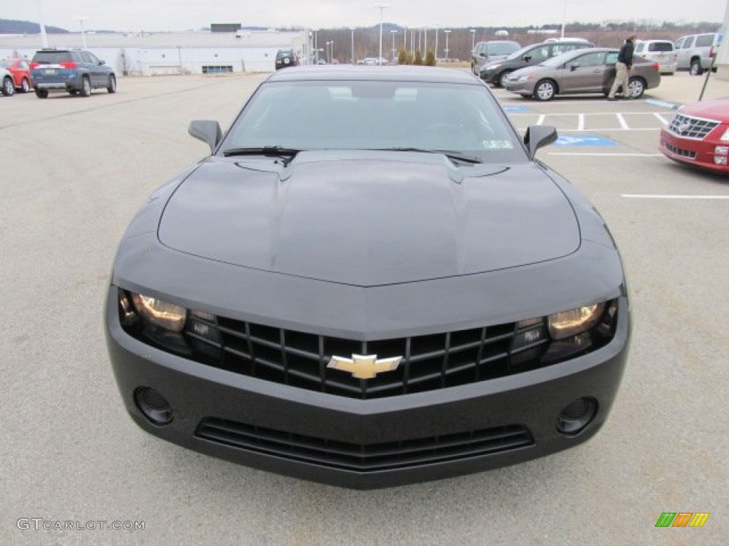 2010 Camaro LS Coupe - Black / Black photo #4