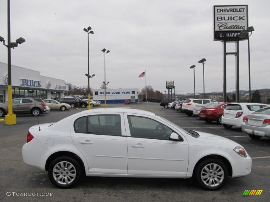 2010 Cobalt LT Sedan - Summit White / Ebony photo #2