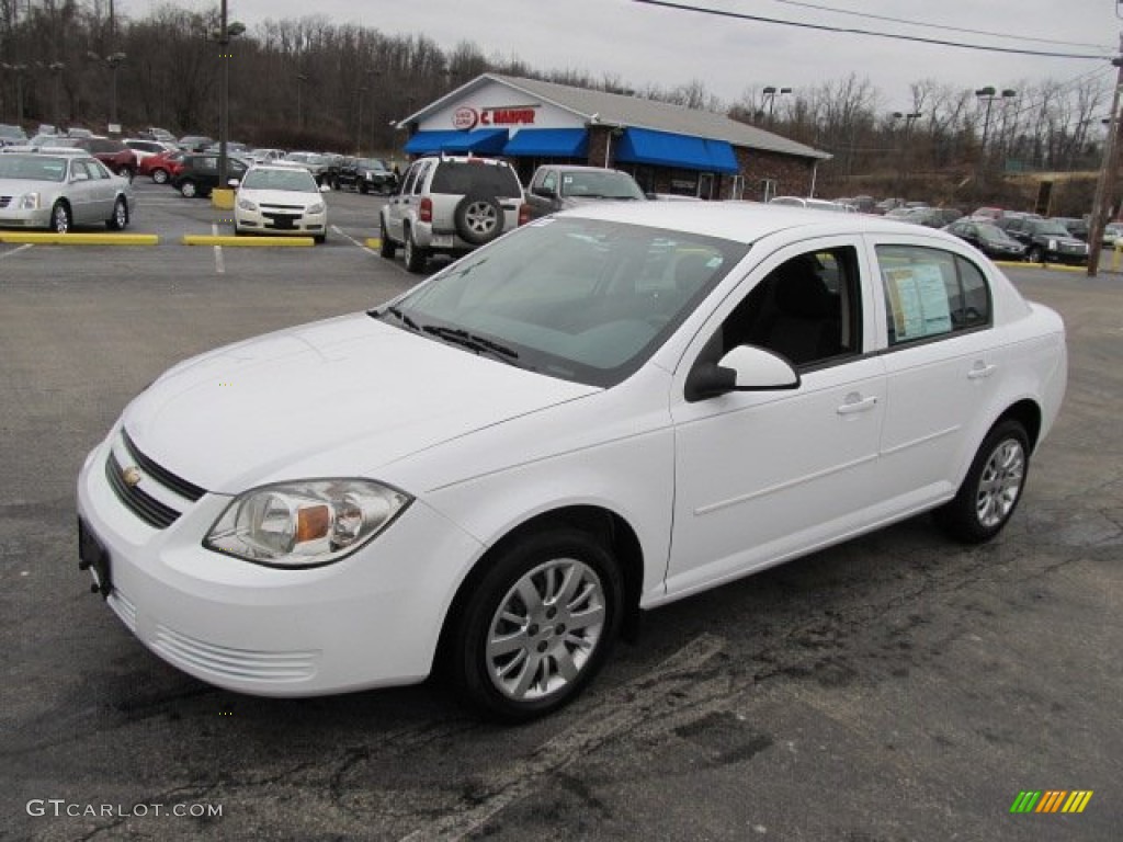 2010 Cobalt LT Sedan - Summit White / Ebony photo #5