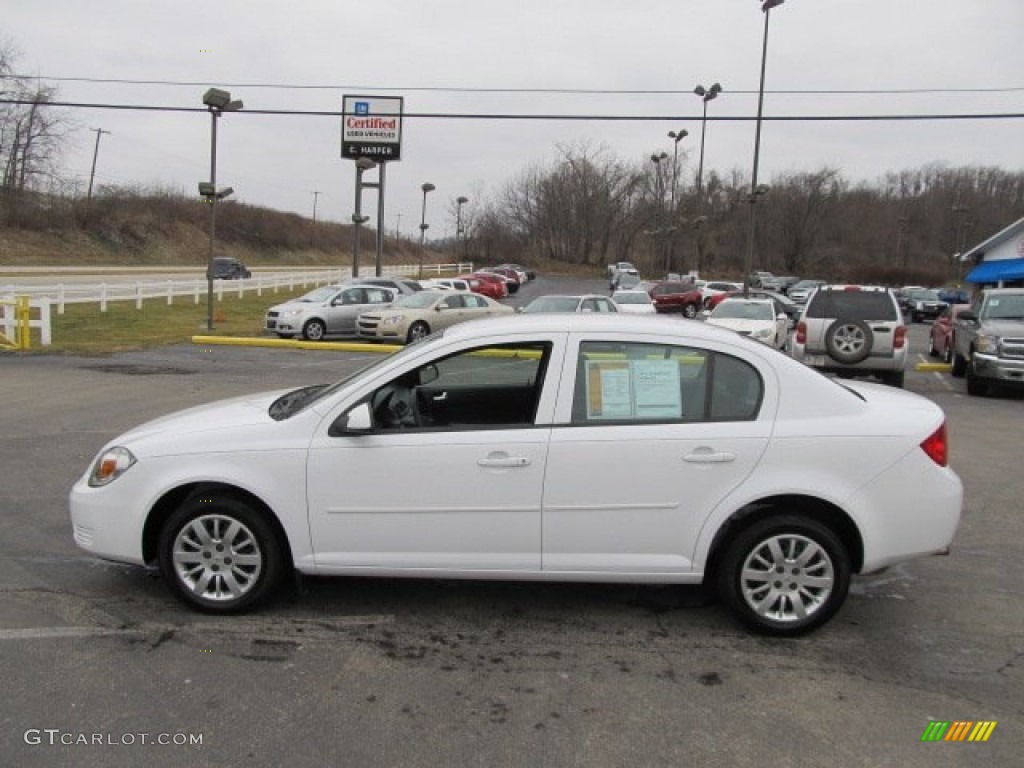 2010 Cobalt LT Sedan - Summit White / Ebony photo #6