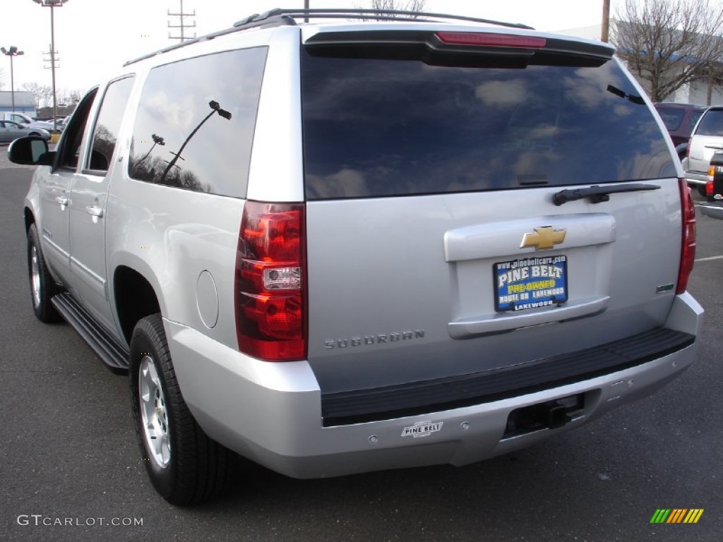 2012 Suburban LT 4x4 - Silver Ice Metallic / Ebony photo #6
