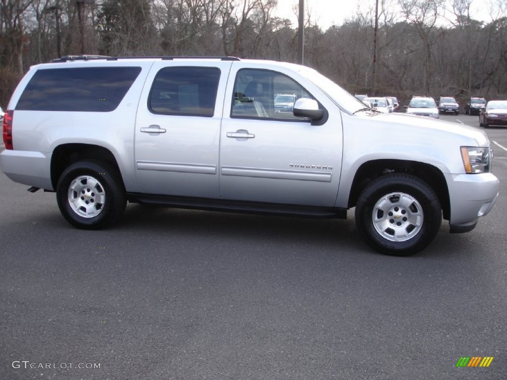 2012 Suburban LT 4x4 - Silver Ice Metallic / Ebony photo #7