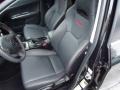 Carbon Black 2011 Subaru Impreza WRX Limited Sedan Interior Color