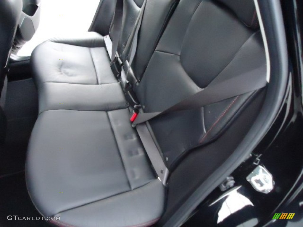 Carbon Black Interior 2011 Subaru Impreza WRX Limited Sedan Photo #60859008