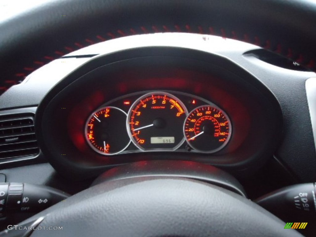 2011 Subaru Impreza WRX Limited Sedan Gauges Photo #60859089