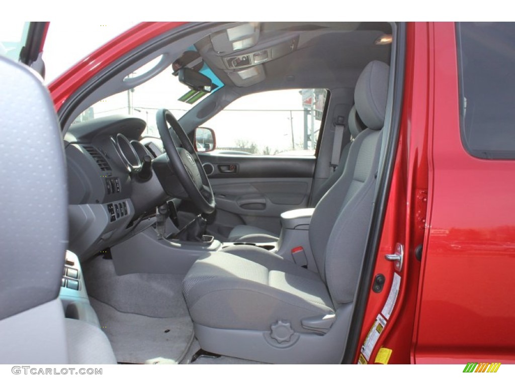 Graphite Gray Interior 2011 Toyota Tacoma V6 TRD Sport Double Cab 4x4 Photo #60859875