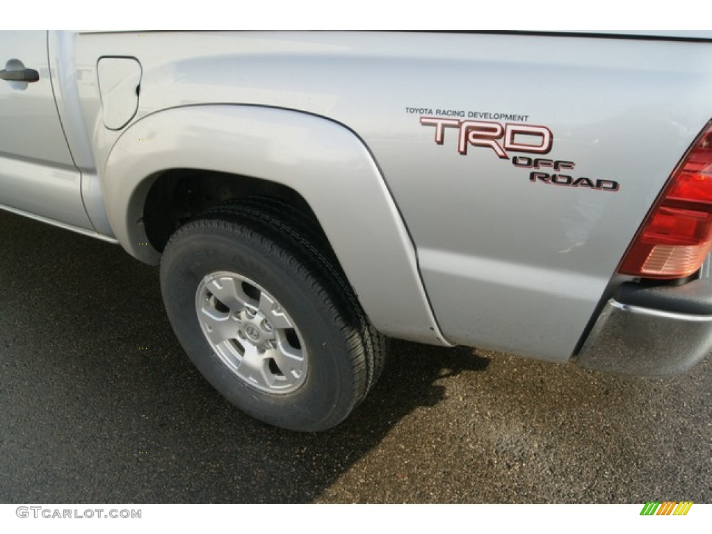 2005 Tacoma V6 TRD Double Cab 4x4 - Silver Streak Mica / Graphite Gray photo #22