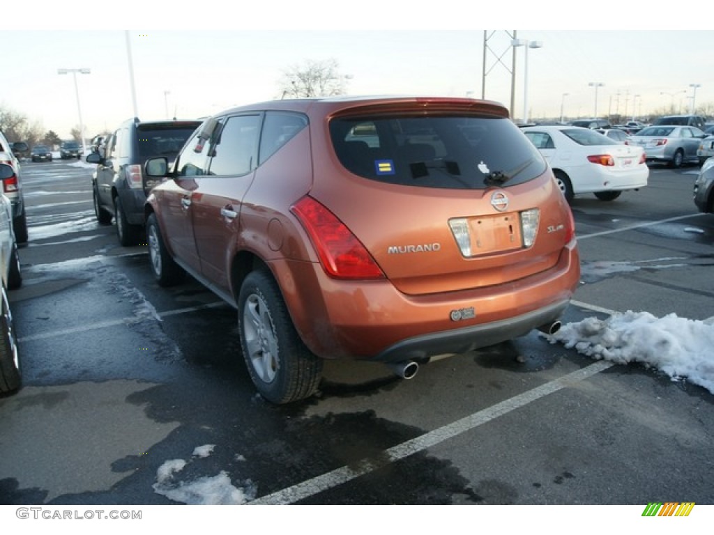 2003 Murano SL AWD - Sunlit Copper Metallic / Cafe Latte photo #3