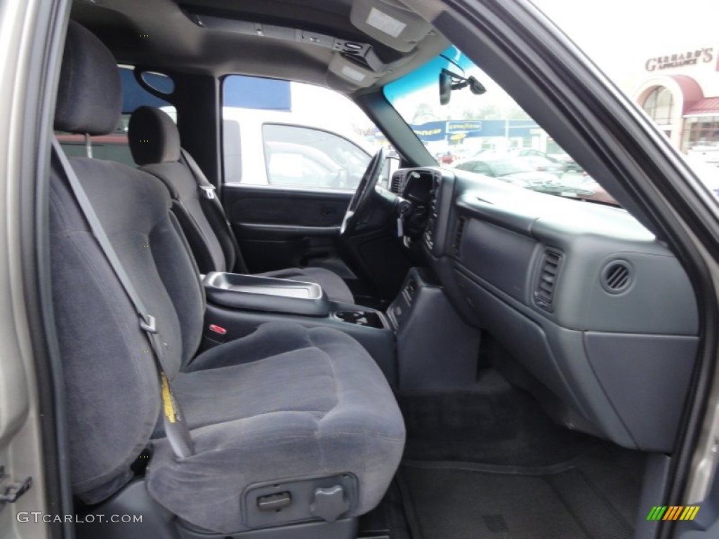 Graphite Interior 2002 Chevrolet Silverado 3500 LT Crew Cab 4x4 Dually Photo #60861543