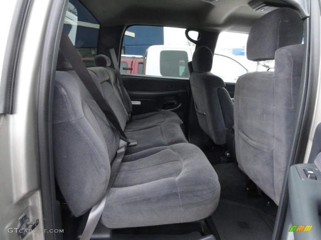 Graphite Interior 2002 Chevrolet Silverado 3500 LT Crew Cab 4x4 Dually Photo #60861550