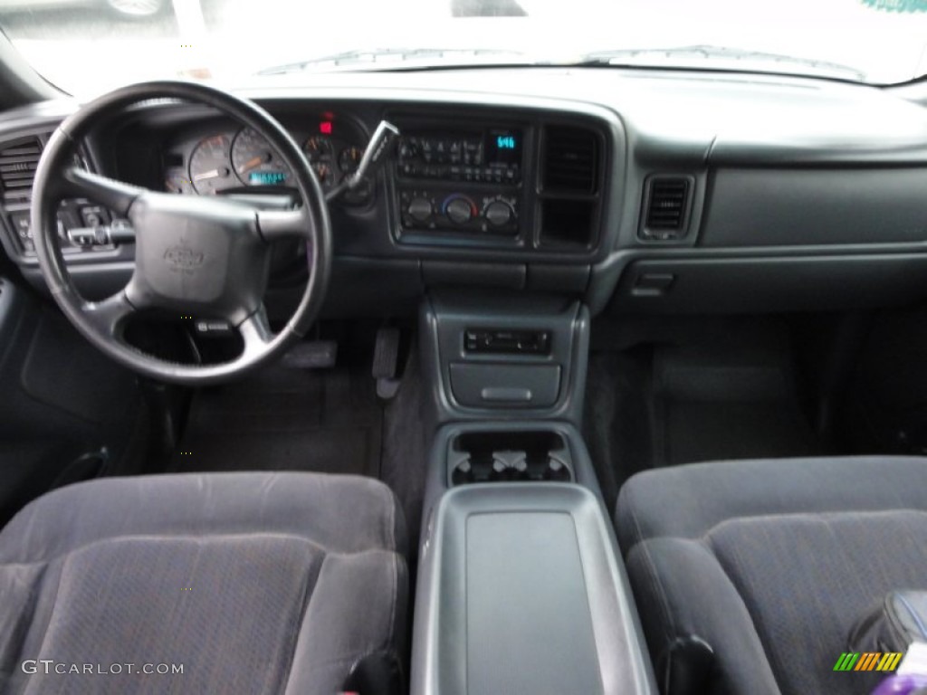 2002 Chevrolet Silverado 3500 LT Crew Cab 4x4 Dually Graphite Dashboard Photo #60861558