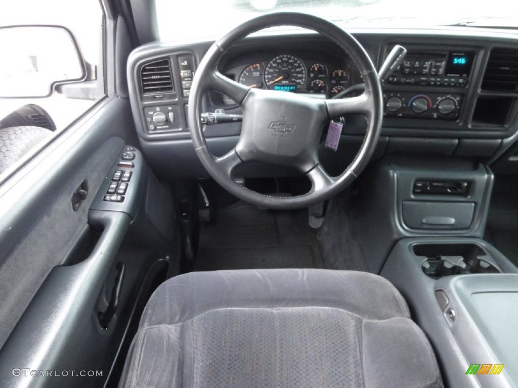 2002 Chevrolet Silverado 3500 LT Crew Cab 4x4 Dually Graphite Dashboard Photo #60861568