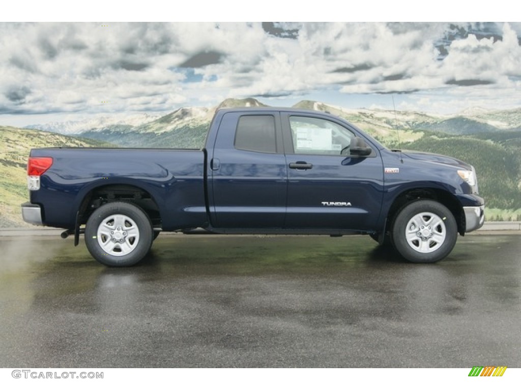 2012 Tundra Double Cab 4x4 - Nautical Blue Metallic / Black photo #2