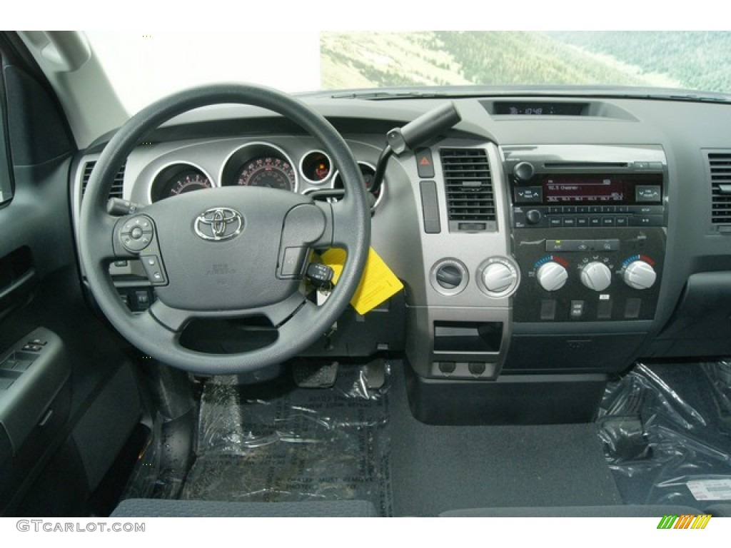 2012 Tundra Double Cab 4x4 - Nautical Blue Metallic / Black photo #11