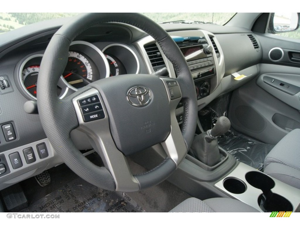 Graphite Interior 2012 Toyota Tacoma V6 TRD Access Cab 4x4 Photo #60862407