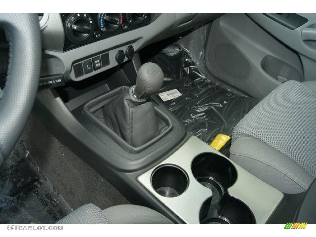 2012 Tacoma V6 TRD Access Cab 4x4 - Magnetic Gray Mica / Graphite photo #14
