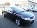 Crystal Black Pearl - Civic EX-L Coupe Photo No. 2