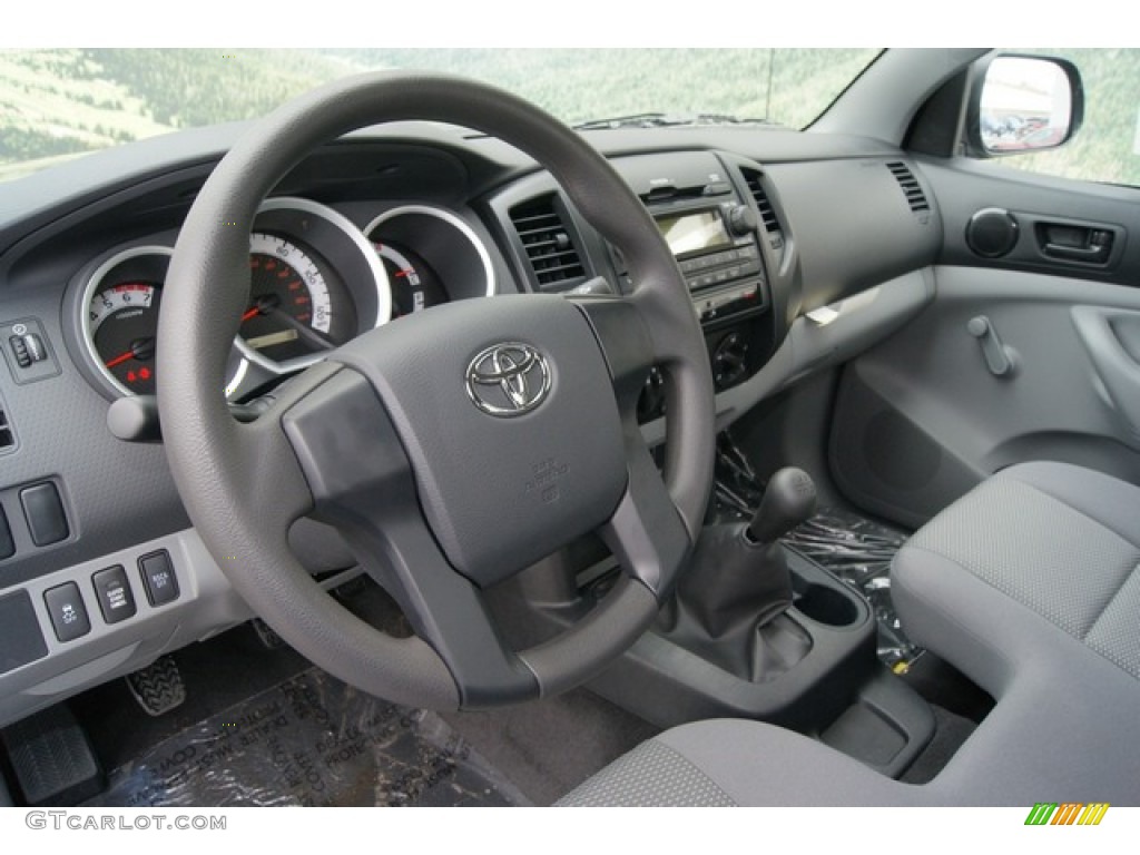Graphite Interior 2012 Toyota Tacoma Regular Cab 4x4 Photo #60862554