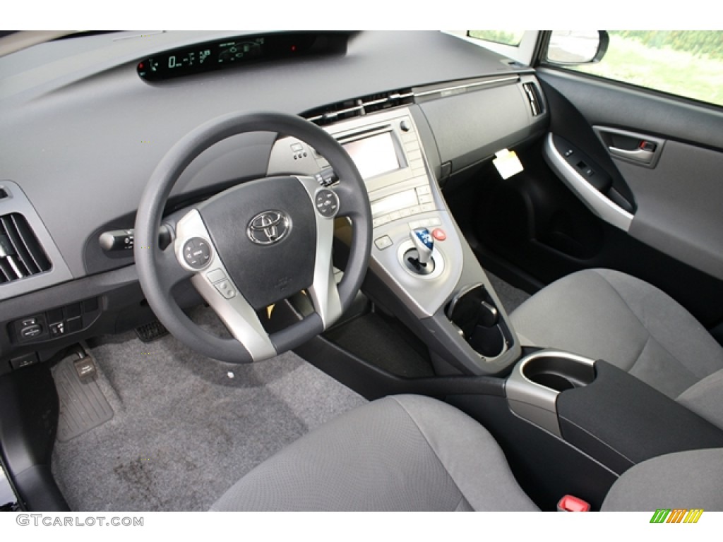 Misty Gray Interior 2012 Toyota Prius 3rd Gen Two Hybrid Photo #60862875