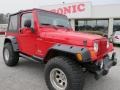 2006 Flame Red Jeep Wrangler Sport 4x4  photo #1