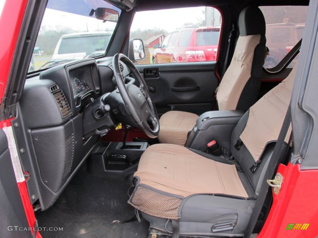 2006 Wrangler Sport 4x4 - Flame Red / Dark Slate Gray photo #10