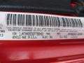 PR4: Flame Red 2006 Jeep Wrangler Sport 4x4 Color Code