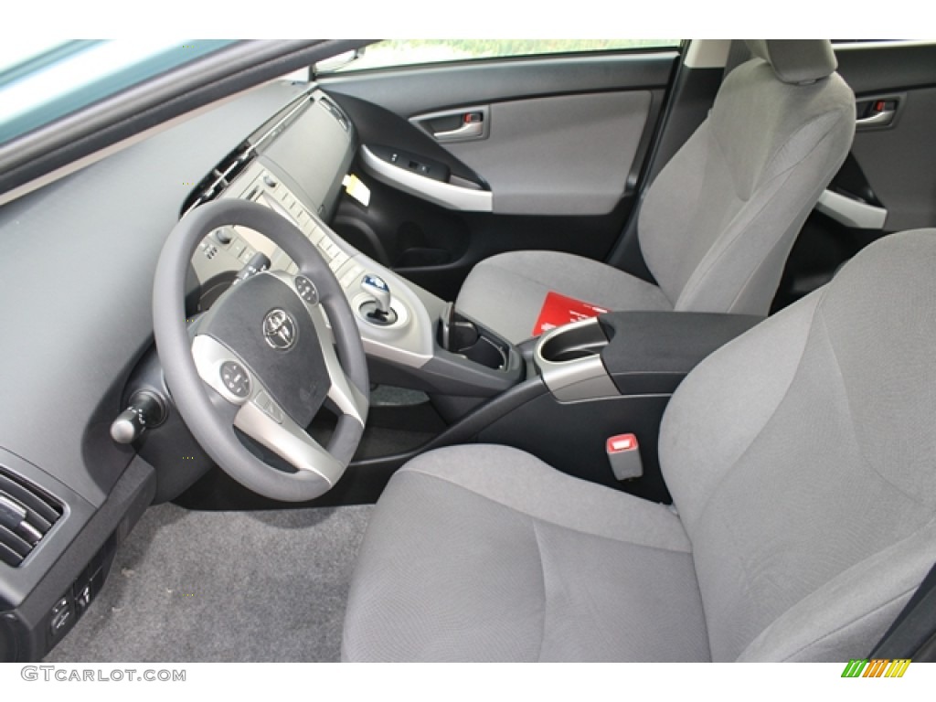 Misty Gray Interior 2012 Toyota Prius 3rd Gen Two Hybrid Photo #60863463